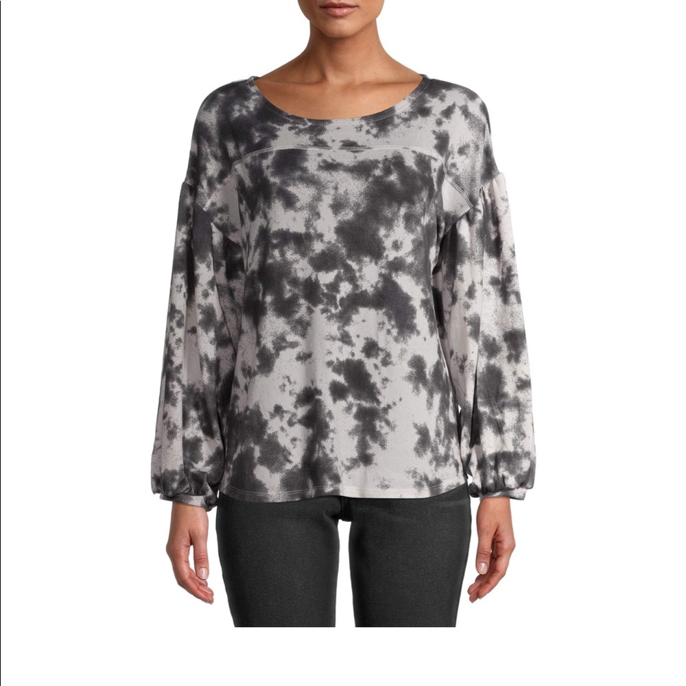Moda women’s balloon sleeve top NWT